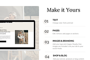 Squarespace Website Theme Template, a Squarespace Template by Peachy Branding (Thumbnail 2 of 9)