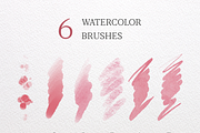 Watercolor Brushes, Procreate Brush, a Brush Add-On by ValeryDan (Thumbnail 2 of 3)