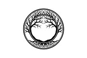 Tree of Life Circle Frame Bundle, an Illustration by Gaye Art (Thumbnail 15 of 51)