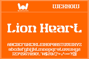 Lion Heart Font