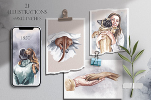 WATERCOLOR FAMILY BUNDLE