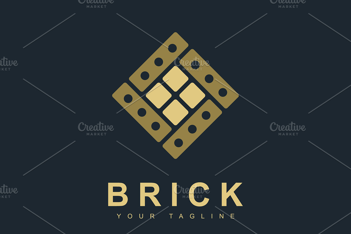 Brick Creative logo design concepts, a Graphic by T.Vooka