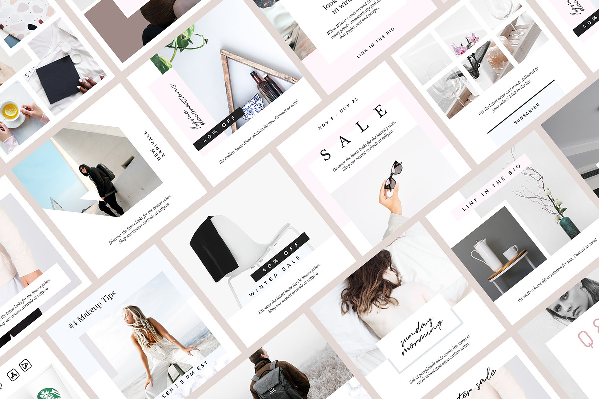 Hazel Instagram Pack - Canva, a Social Media Template by Crevo Studio (Photo 4 of 9)