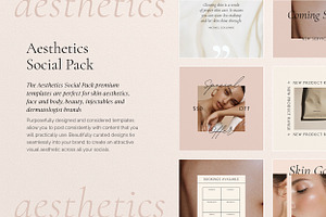 Aesthetics Social Template Pack