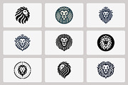 Modern Lion Mascot Logo Bundle, a Branding & Logo Template by Vectorium Studio (Thumbnail 17 of 21)