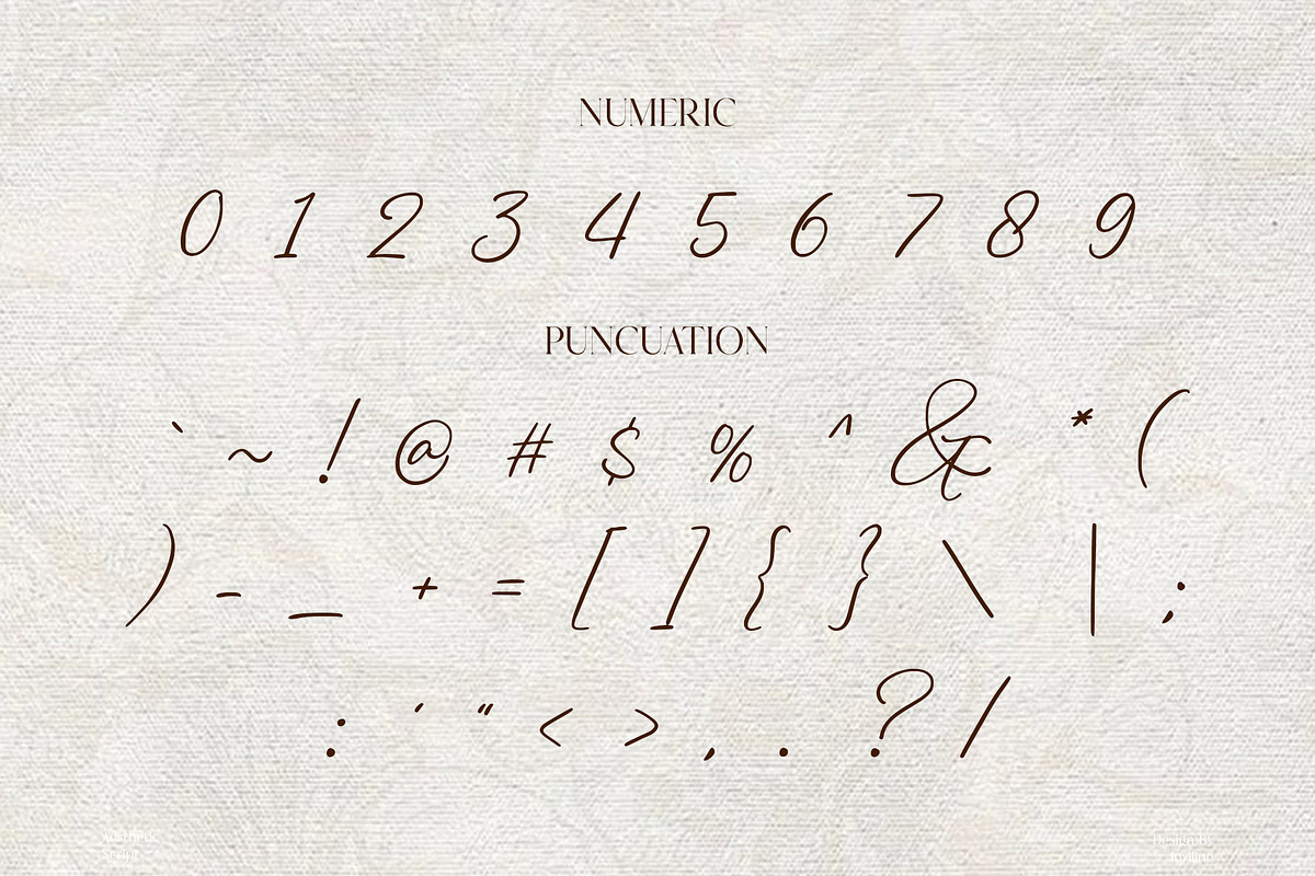 Luminary - Aesthetic Script Font, a Script Font by Inviline.co (Photo 3 of 11)