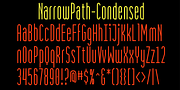 NarrowPath, a Sans Serif Font by Ingrimayne Type (Thumbnail 6 of 8)