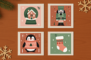 Cozy Christmas Seamless Pattern, a Seasonal Illustration by Mariia Kovalchuk (Thumbnail 10 of 12)