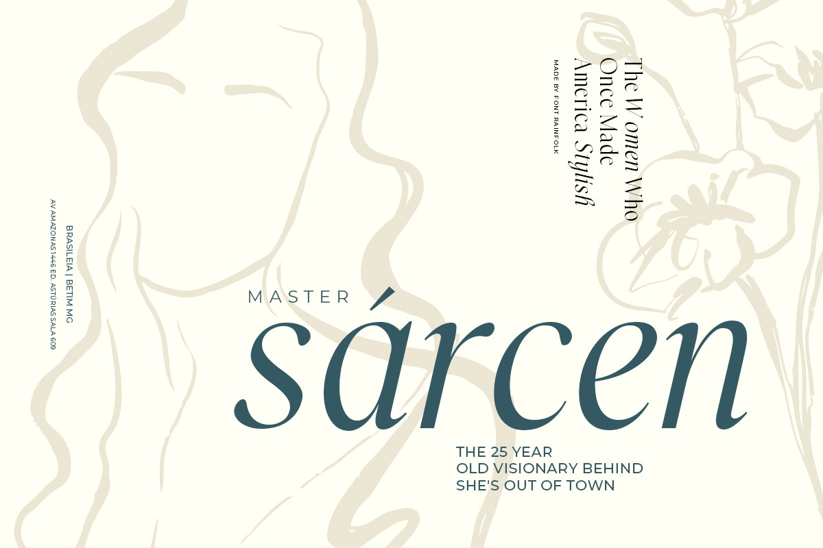 Rainfolk - Classic Minimalist Serif, a Serif Font by Sarid Ezra (Photo 8 of 10)