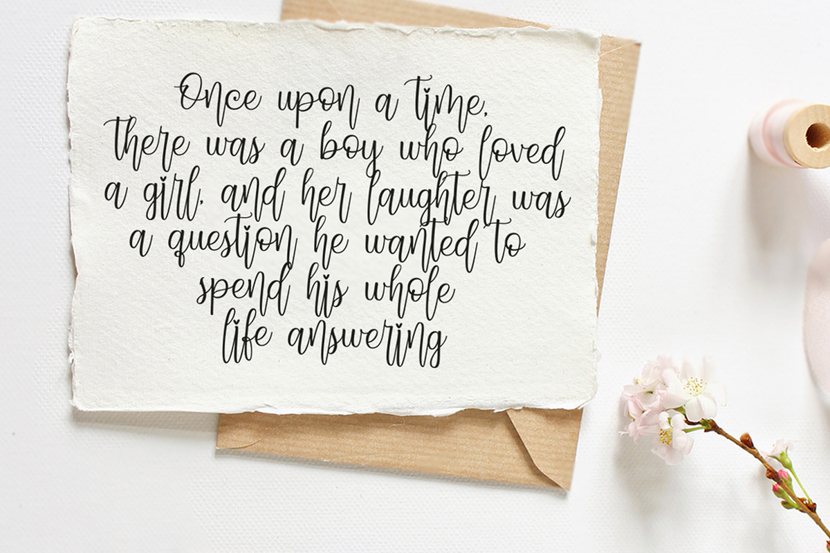 Dynamic Love | Calligraphy Script, a Script Font by StoricType (Photo 14 of 17)