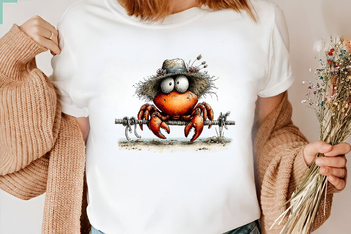 Beach Animals Clipart PNG, an Illustration by CreationArt (Photo 7 of 7)