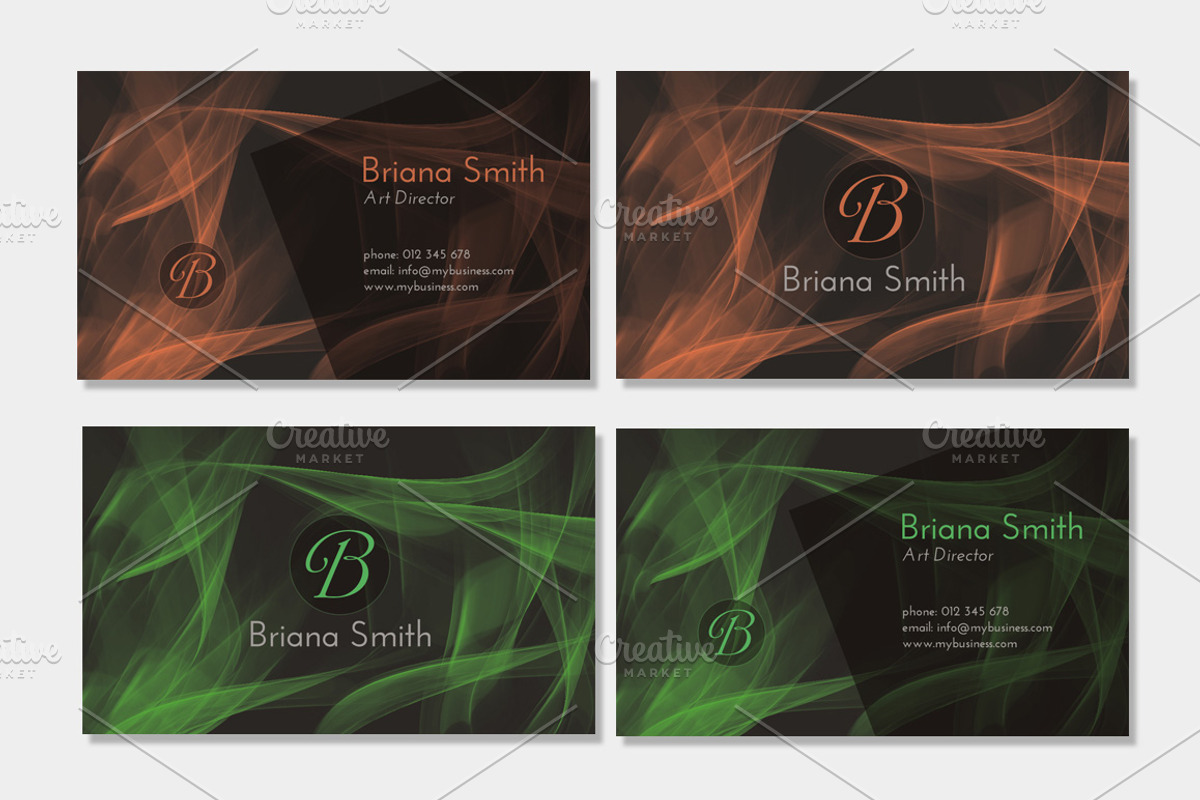 Dark Haze Business Card, a Business Card Template by audeemirza (Photo 4 of 4)