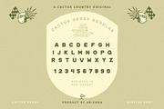 Cactus Derby Display Font, a Sans Serif Font by Cactus Country (Thumbnail 6 of 8)