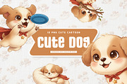 Kawaii Dog Cute Character, an Animal Illustration by Gohsantosa (Thumbnail 1 of 4)