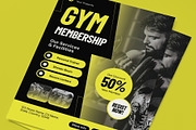 Gym Membership Flyer, a Flyer Template by graphicook (Thumbnail 2 of 3)