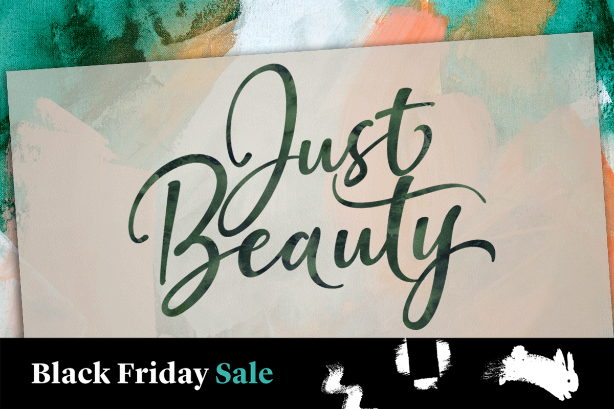 Just Beauty//Calligraphy Fon