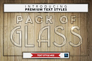 Glass #1 - 16 Text Styles, a Layer Style Add-On by Jonas Stensgaard (Thumbnail 3 of 19)