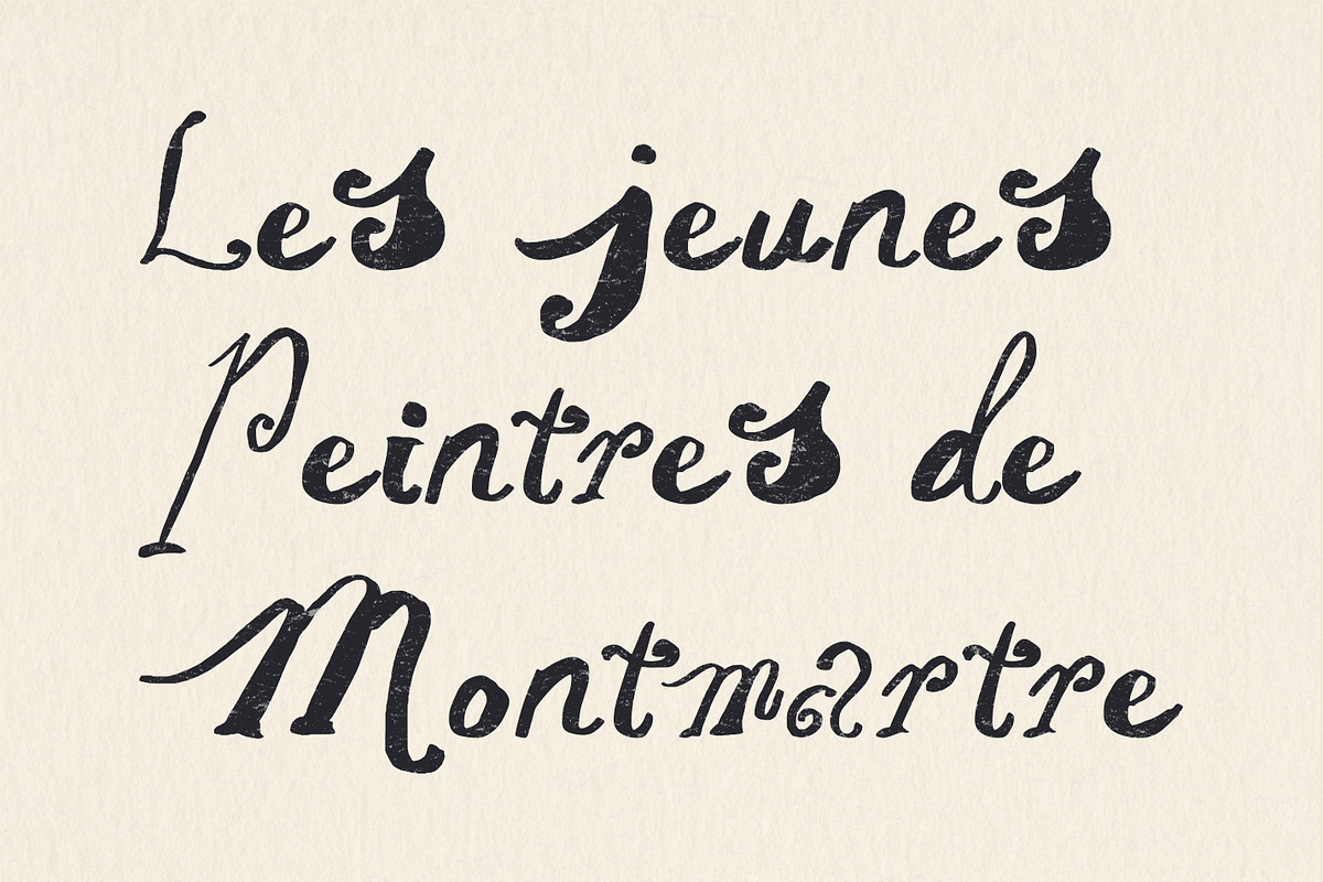 Artist Handwriting & Paper Cut Font, a Handwritten Font by Laras Wonderland (Photo 2 of 11)