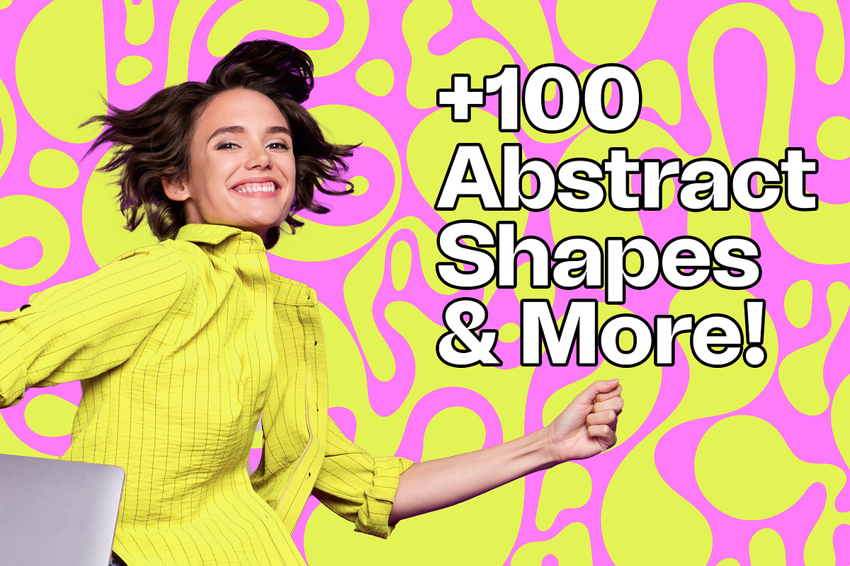 +100 abstract decorative shapes, an Object Graphic by MindMuse (Photo 3 of 15)