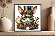 Steampunk Easter Sublimation Clipart, an Illustration by DreamCafeArt (Thumbnail 5 of 5)