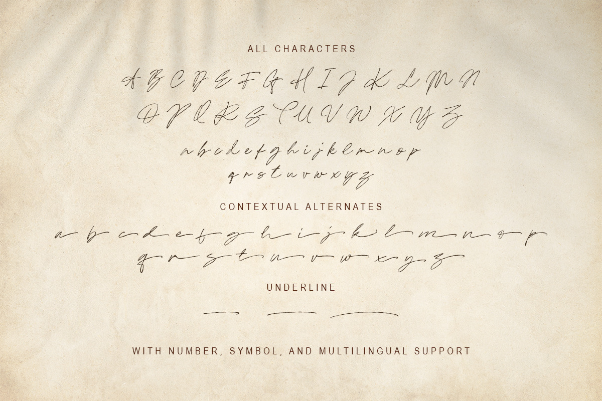 Nice Memory - Nostalgic Script, a Script Font by Sarid Ezra (Photo 7 of 13)
