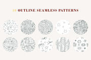 GROOVY NATURE illustrations patterns, an Object Illustration by Lena Nikolaeva (Thumbnail 7 of 15)