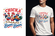 Patriotic Rooster Illustration PNG, an Animal Illustration by Unique Design Team (Thumbnail 3 of 5)