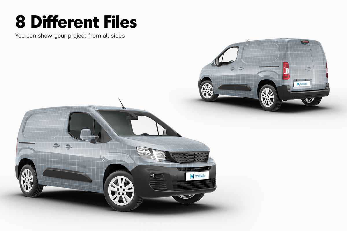 Delivery Car Mockup 5, an Advertising Mockup by Mockupix (Photo 7 of 12)