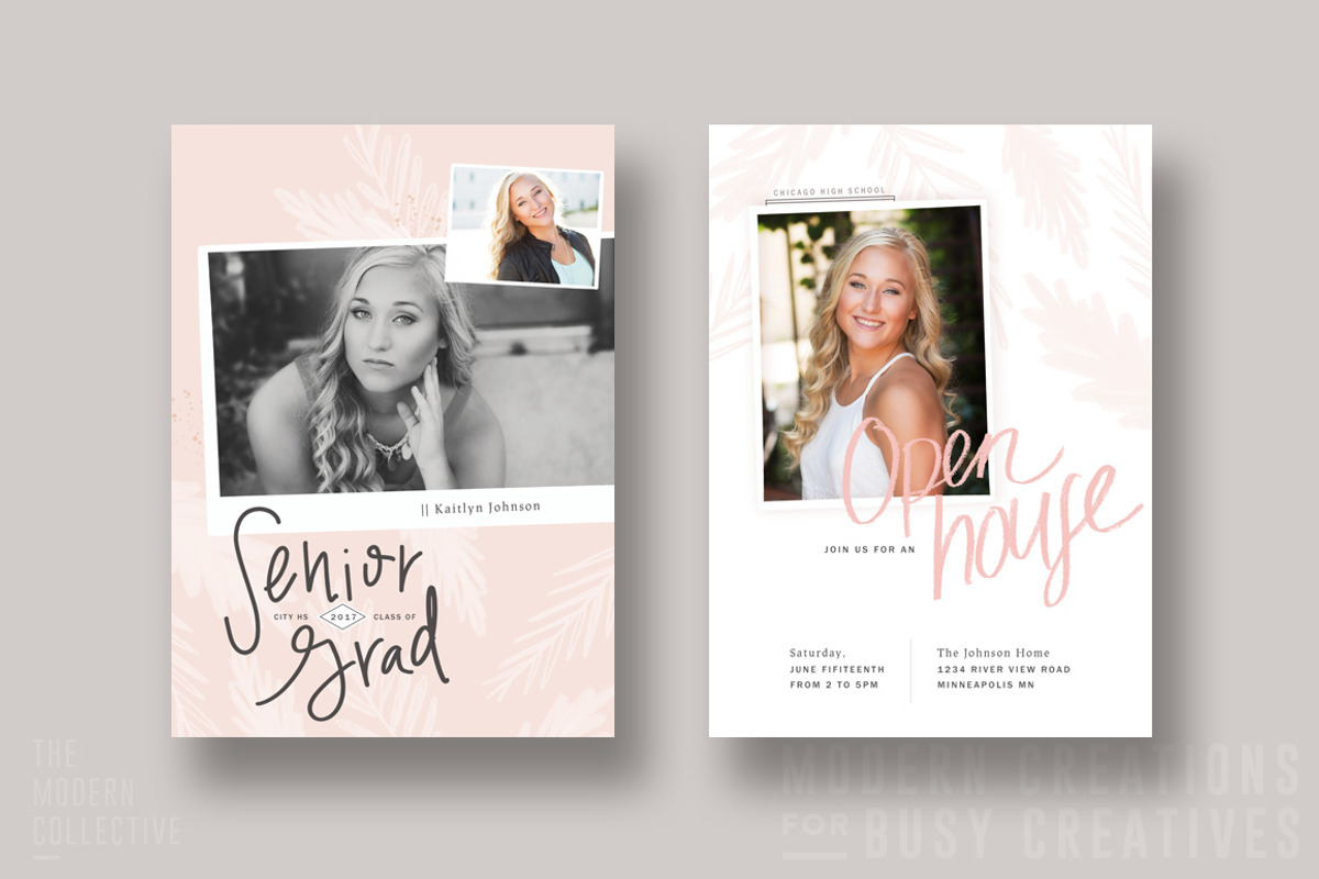 Graduation Card | Organic Tropics, a Card Template by The Modern Collective