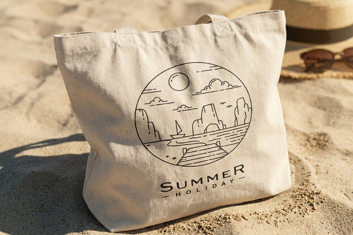 Summer Holiday Travel Line Art, a Branding & Logo Template by Saba Vector (Photo 2 of 3)
