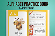 Alphabet Practice Book KDP Interior, a Templates & Theme by MatiArtShop (Thumbnail 1 of 3)