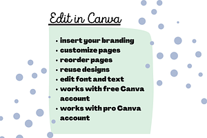 Budget Planner Canva Template Bundle