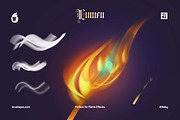 Light and Glow Affinity Brushes, a Brush Add-On by brushapes.com (Thumbnail 6 of 11)