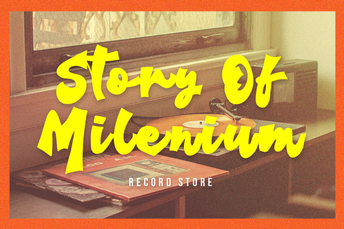 Burning Chucky – Playful Display, a Handwritten Font by Struggle Studio (Photo 7 of 7)