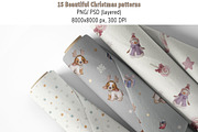 Watercolor Christmas baby rabbit Set, a Seasonal Illustration by TanyaSchuka (Thumbnail 5 of 11)