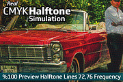 Real CMYK Halftone Simulator Actions, an Action Add-On by Creative Graphics (Thumbnail 2 of 5)