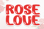 Rose Love | Script Font, a Script Font by Scratchones (Thumbnail 1 of 8)