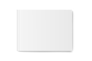 Rectangular book mockup