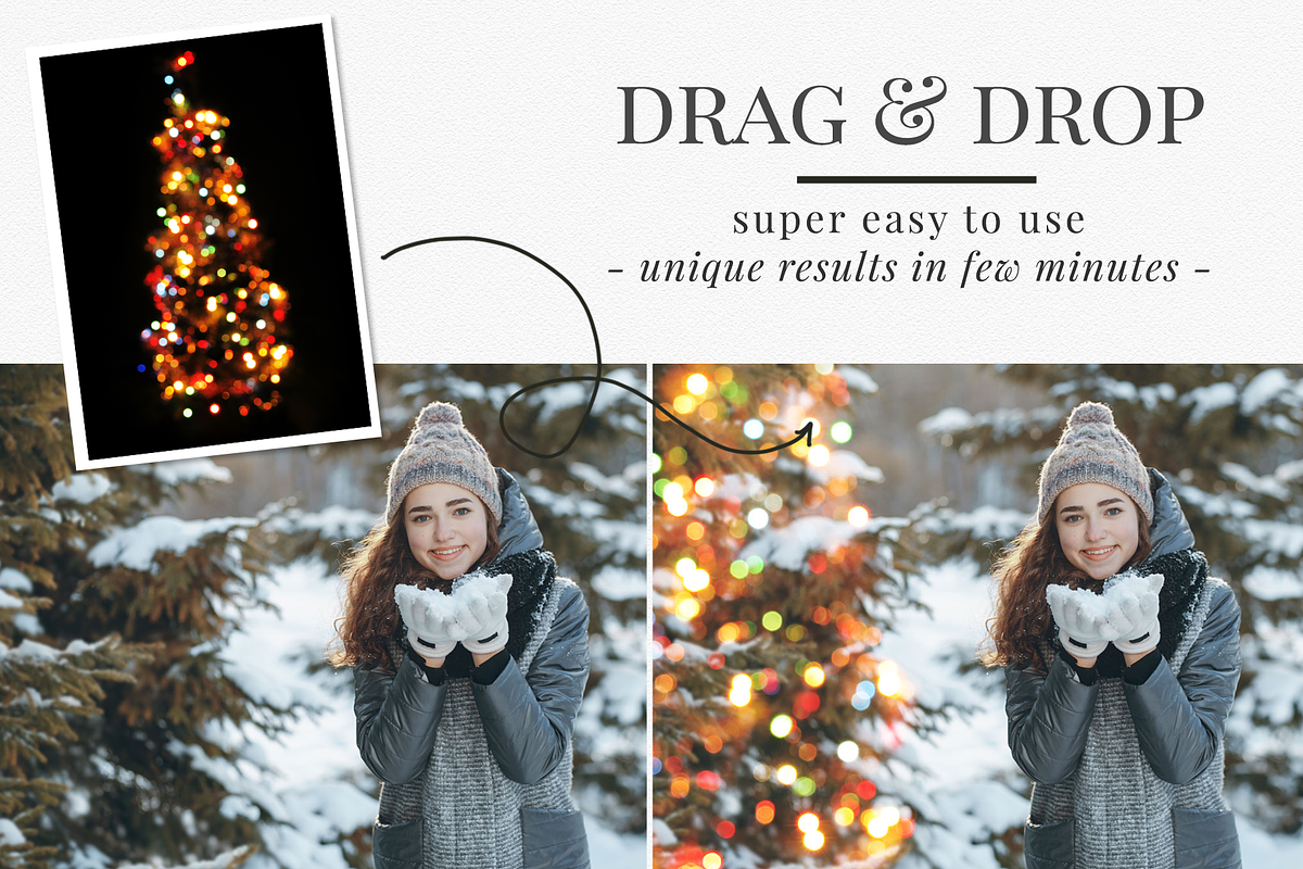 Christmas Trees photo overlays, a Layer Style Add-On by BrownLeopard (Photo 5 of 8)