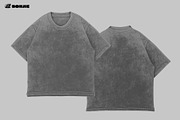 Washed Oversize T-Shirts Mockup, a Shirt Mockup by Pipello Grafik (Thumbnail 2 of 3)