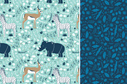 Savannah 5 patterns & clip art, a Pattern Graphic by Inna Moreva (Thumbnail 3 of 4)