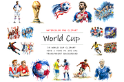 Soccer World Cup Clipart Bundle, a Decorative Illustration by stickermadness (Thumbnail 1 of 4)
