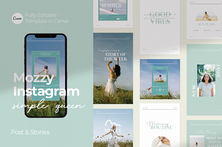 MOZZY - Canva Instagram Pack
