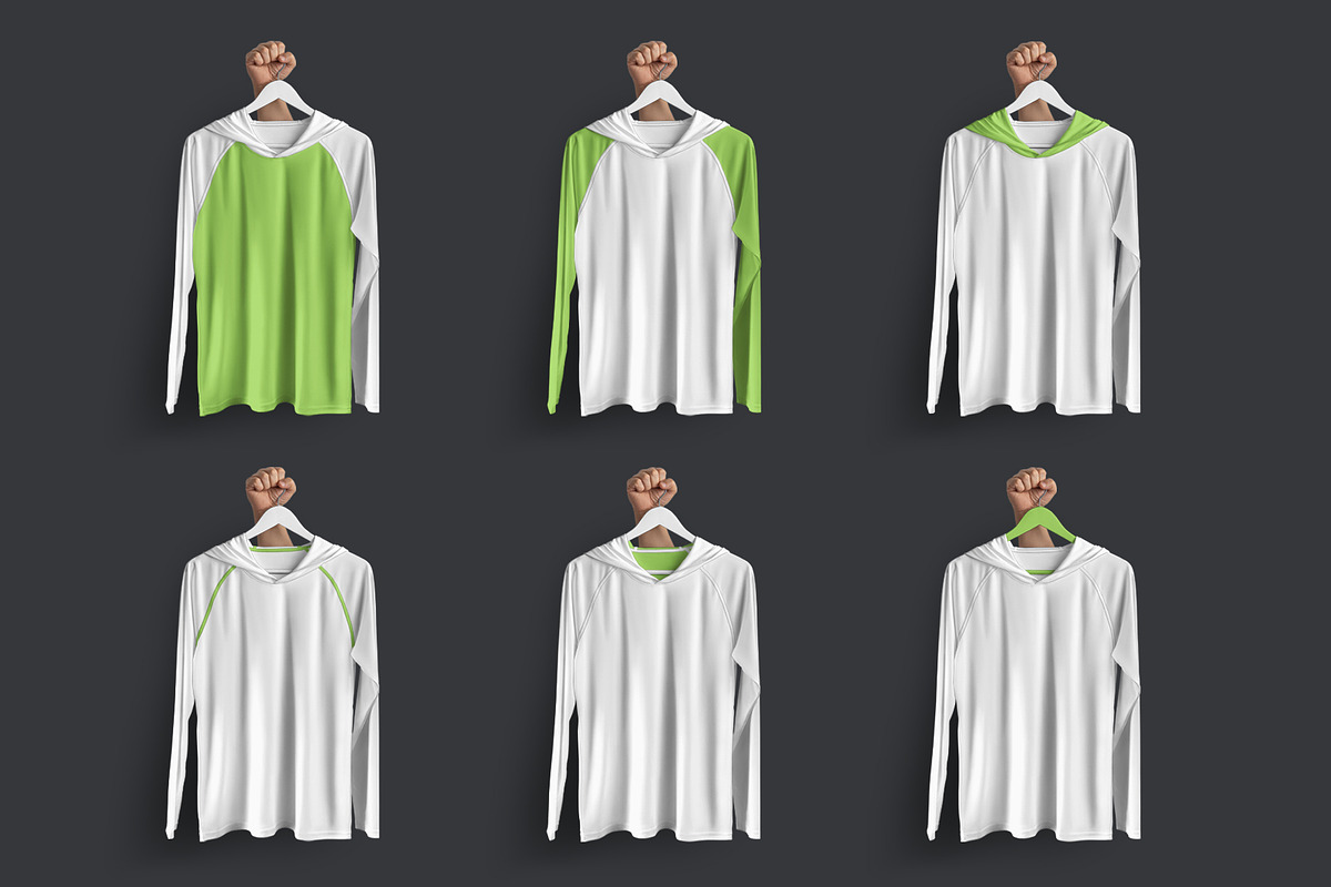 Mockup Long Sleeve Shirt SunProtect, a Shirt Mockup by Grow Design Craft Studio (Photo 3 of 7)