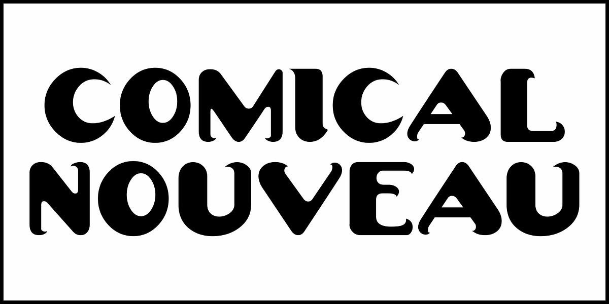 Comical Nouveau, a Handwritten Font by Jeff Levine Fonts (Photo 2 of 5)