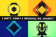 8 Dirty, Funky & Original BG images, a Templates & Theme by 89colors (Thumbnail 2 of 10)