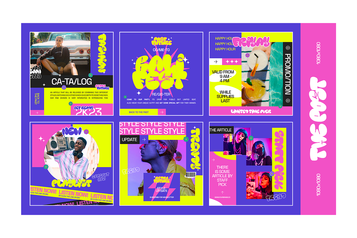 Pop Cult - Instagram Template, a Social Media Template by Sixtysix Labs (Photo 4 of 6)
