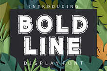 Bold Line Font