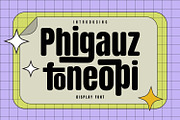 Phigauz Foneopi Sans Serif Rounded, a Sans Serif Font by Maulana Creative (Thumbnail 1 of 7)