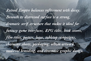 Ruined Empire - Dark Fantasy Font, a Serif Font by HipFonts (Thumbnail 11 of 11)